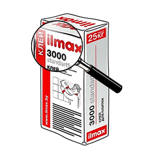 Плиточный клей Ilmax 3000, 25 кг