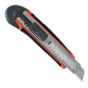 Нож строительный универсальный 18 мм, усиленный